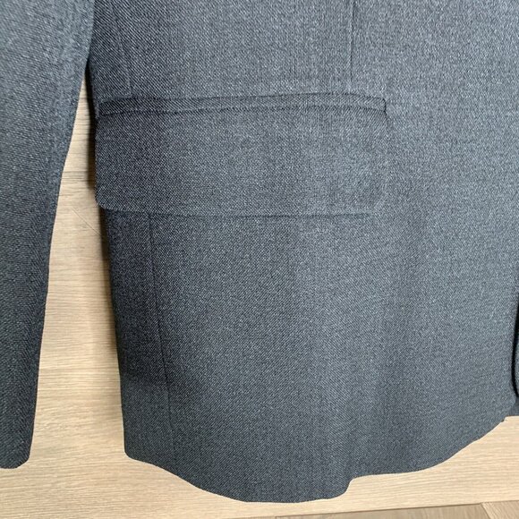 Habands Gold Coast Mens 44s Black Suit Jacket Sport Coat 2 Button Polyester - Picture 3 of 10